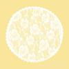 Bride Short White Veil Lace Cap Single Layer Round Head Scarf Church Headpiece for Women Wedding Accessories