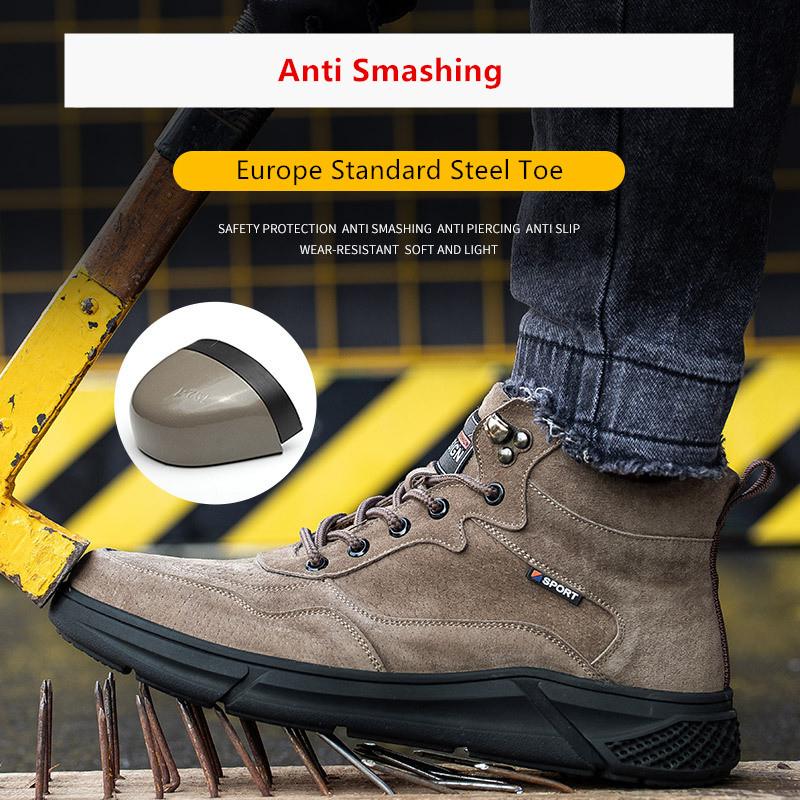 Теплая защитная обувь. Зимняя рабочая обувь для мужчин. Защитная обувь для сварщиков — фото 4