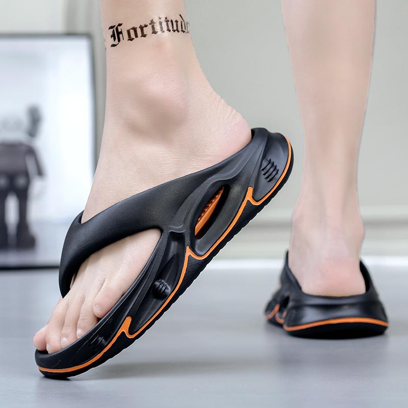 MAEDEF Men Slippers Beach Shoes Men's Sandals Comfortable Slides Fashion Slippers Soft Summer Beach Clogs Shoes Man Flip Flops