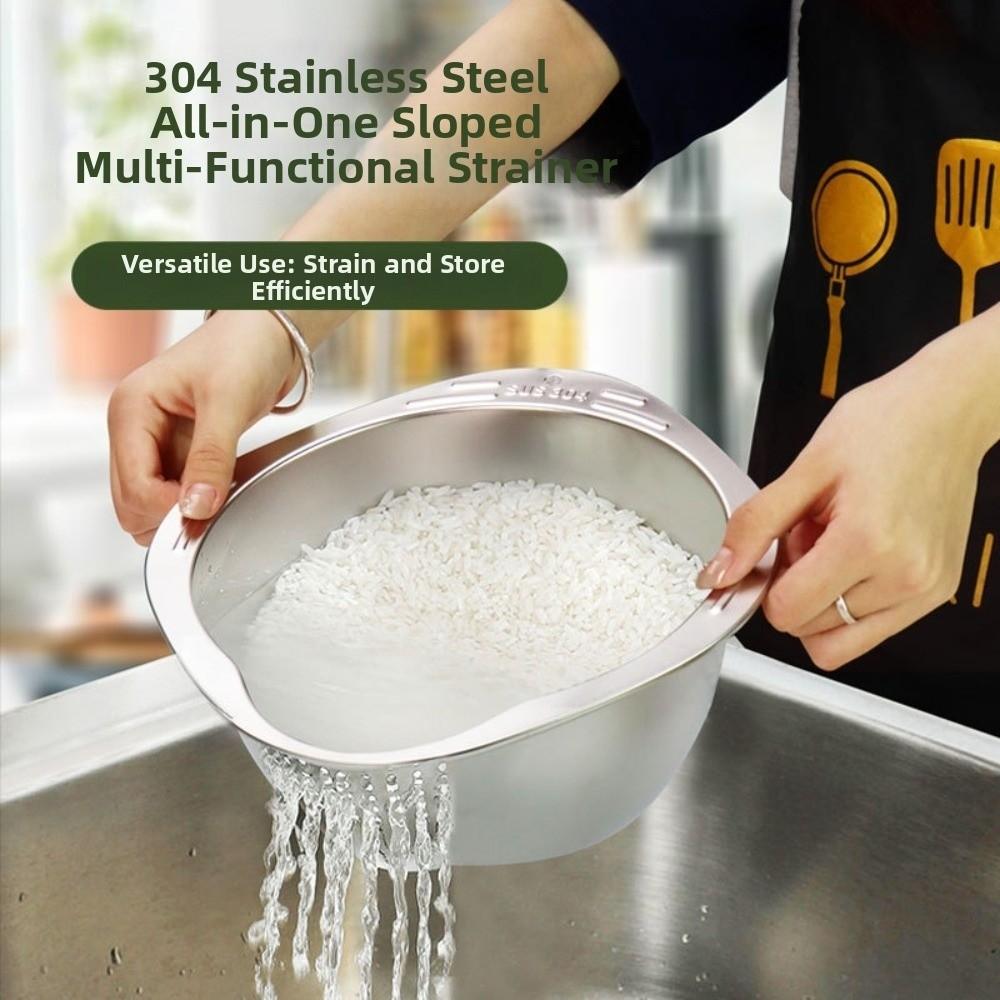 Quick Drain Vegetable Washing Draining Bowl Kitchen Drain Basket  Kitchen Sink