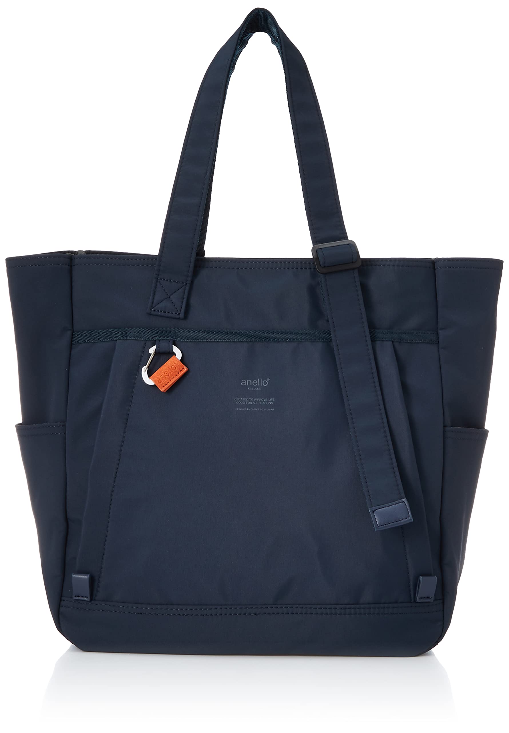

Tote bag A4 water BASE ATM0523 Navy [Anello] repellent/multi-storage