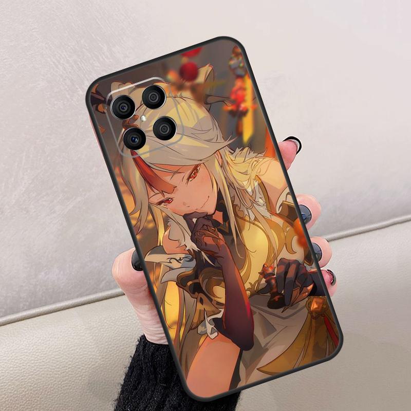

Genshin Impact NingGuang Для Honor Magic 8 7 5 6 Lite Чехол Для Honor 200 400 Pro X9d X9c X9b X9a X8c X8b 70 90 Win RT Honor X9b