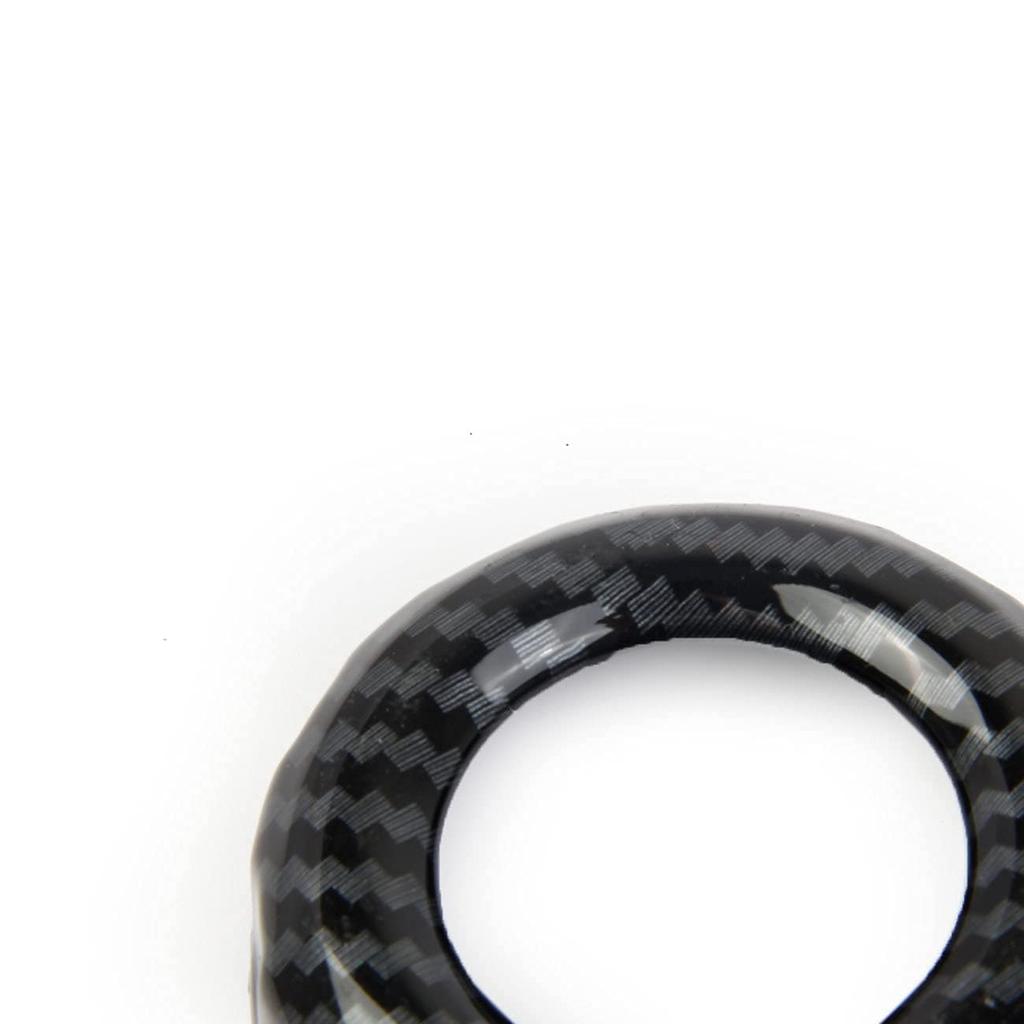 Korlot Carbon Fiber CD Air Conditioner Switch Button Knob Decoration Trim Accessories for Ford F150 2021+,for 2023-2025 F250 F350 Super Duty