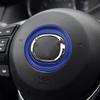 For Mazda 2 3 6 2016 2017 CX-3 2014-2017 CX-5 2012-2016 Steering Wheel Center Trim Logo Ring Decorative Sticker Accessories