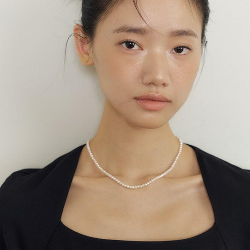 Lucirzu 4mm Classic Freshwater Pearl Necklace