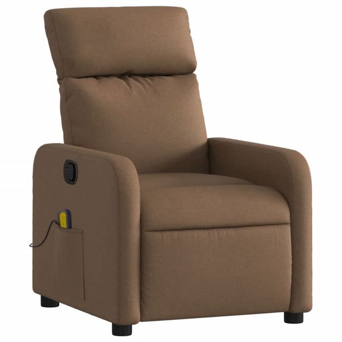 VidaXL Reclining Massage Armchair, Chair with Footrest, Seat with Backrest and Armrests Living Room, Modern, 374178