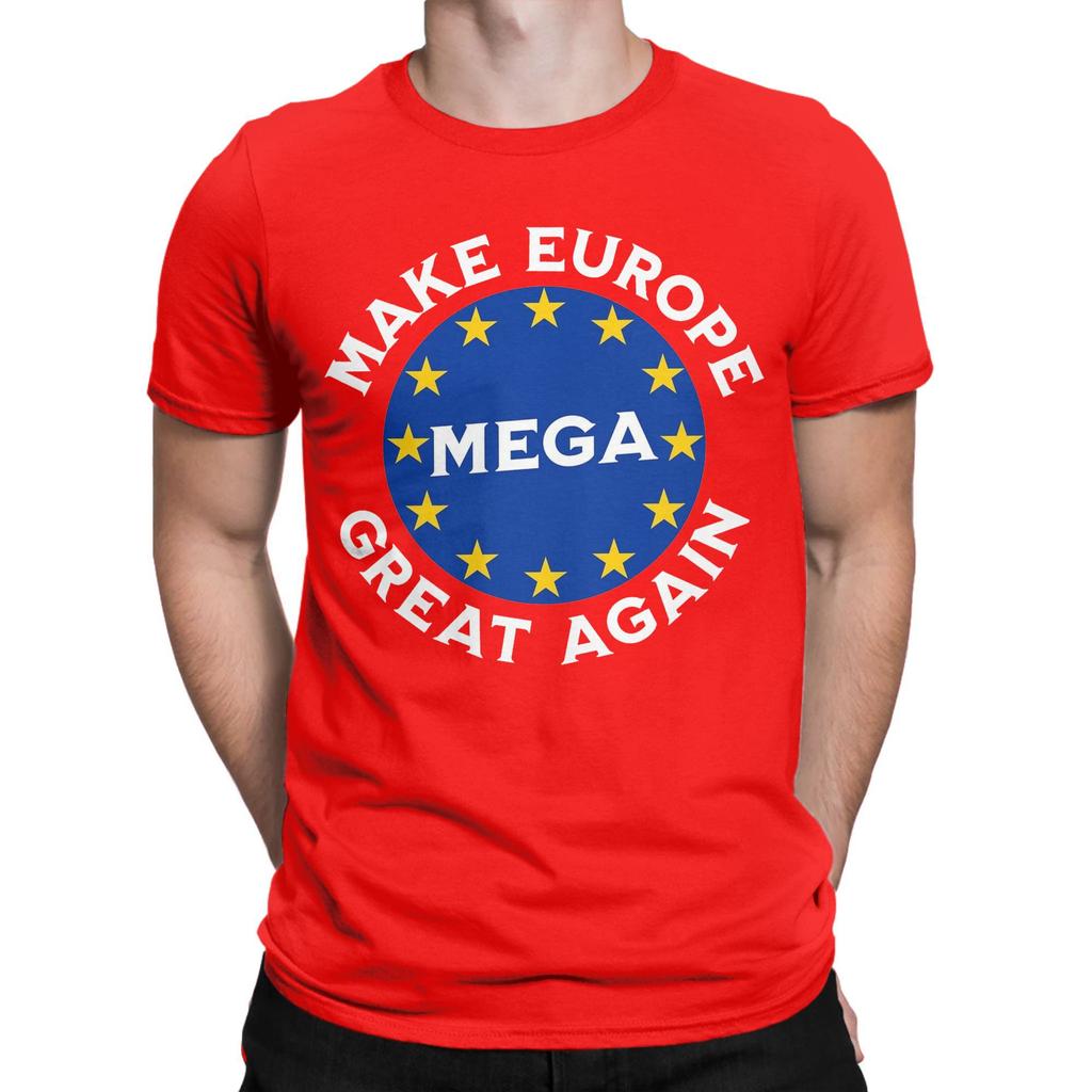 Men Women Make Europe Great Again Shirt Pure Cotton Fashion T-Shirt  Top Clothing
