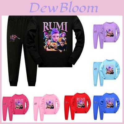 Kpop Demon Hunters Children Short Sleeve Shorts Pajama Set For Sleepwear And Family Comfort