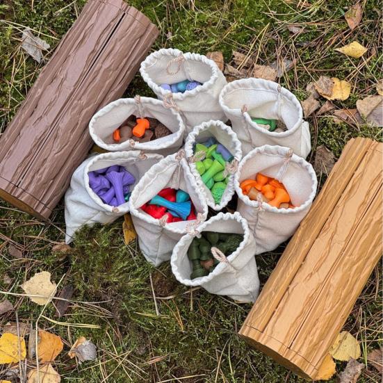 1 juego de ajedrez magnético con setas del bosque y tablero enrollable para niños y adultos, portátil, educativo, de viaje.
