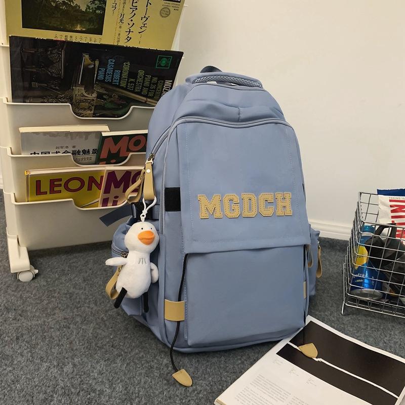 Schoolbag1011 new trendy cool large-capacity leisure travel bag junior high school student campus schoolbag couple fashion backpack