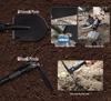 Portable Multifunctional Folding Shovel: Compact German Design for Outdoor, Fishing, Car Use
