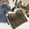Spring/Summer 2025 Breathable Ice Silk Camisole with Built-in Bra Cup Women's Layered Top