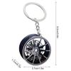 [Mivpzisk] Wheel Hub Keychain, Car Hub Keychain | Car Tire Rim Keychain - Wheel