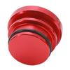 4pcs Cigarette Lighter Dustproof Plug, Universal Aluminum Car Waterproof Cigarette Lighter Cover Cap, Cigarette Lighter Socket Cap Set (Red)