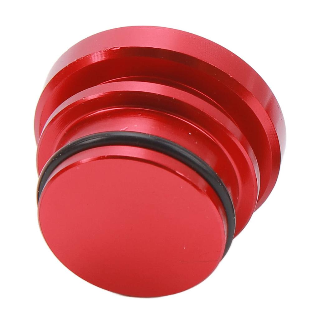 4pcs Cigarette Lighter Dustproof Plug, Universal Aluminum Car Waterproof Cigarette Lighter Cover Cap, Cigarette Lighter Socket Cap Set (Red)