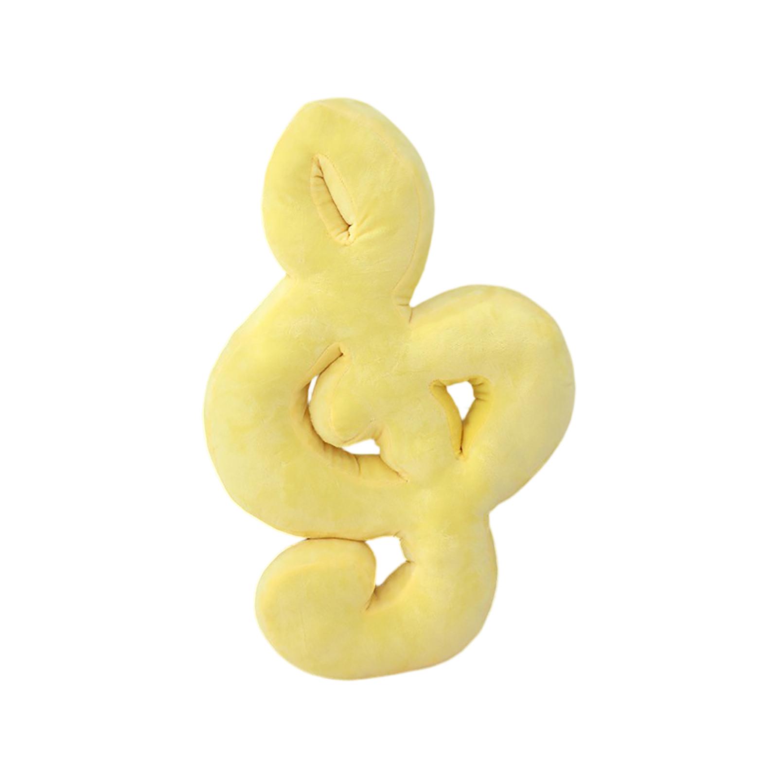 

Creative Soft Music Note Pillow Plush Toy Home Sofa Pillow Cushion Female Companion Soothing Doll One Size
