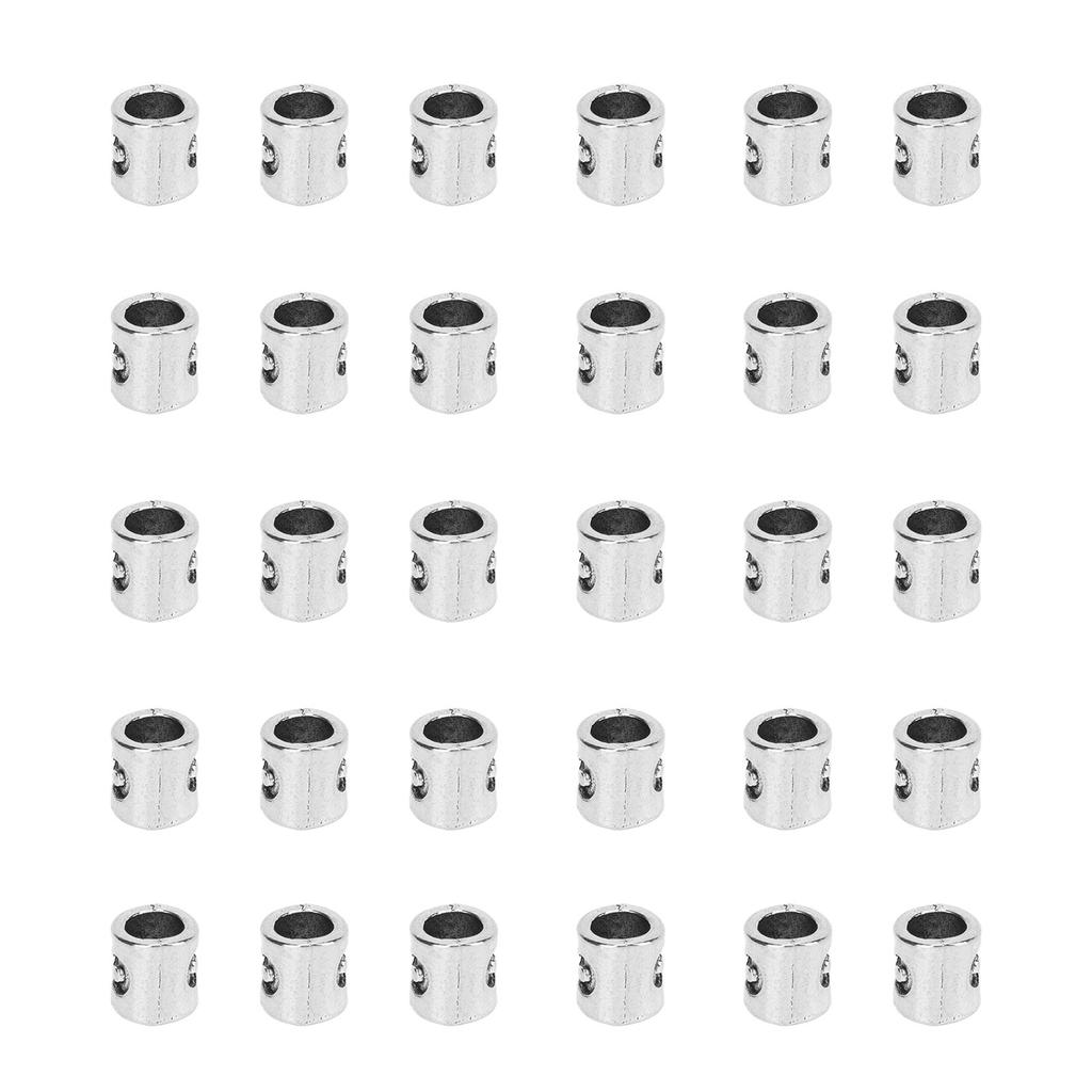 60 Pcs Spacer Beads Vintage Silver 12 Zodiac Large Hole Beads Hand Made DIY Bracelet Jewelry Making Spacer Beads