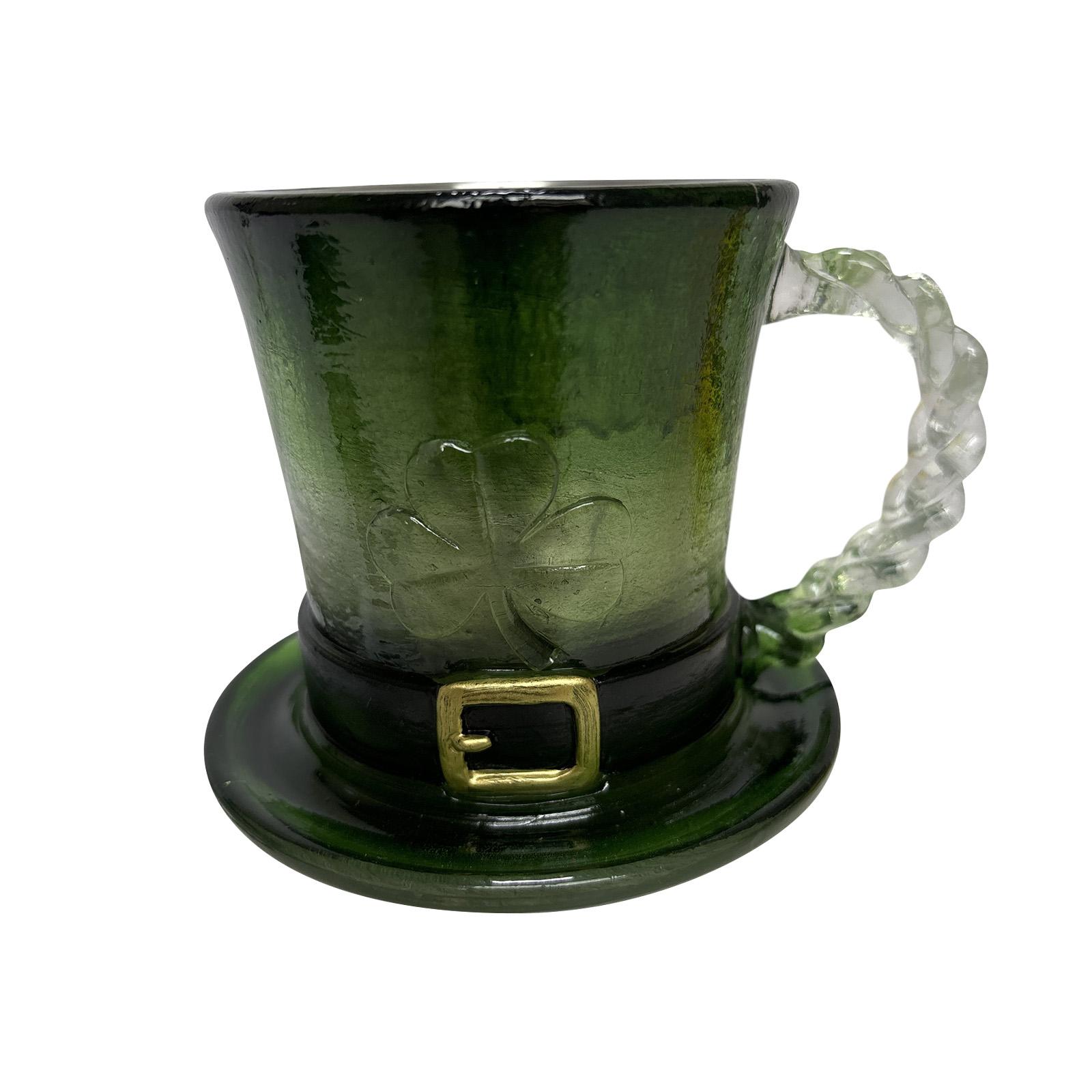 

St. Patrick s Day Resin Coffee Cup With Stainless Steel Inner – Suitable For Use In Bars, Restaurants, Home Gatherings, Kitchens, And Other Occasions. One Size зелёный