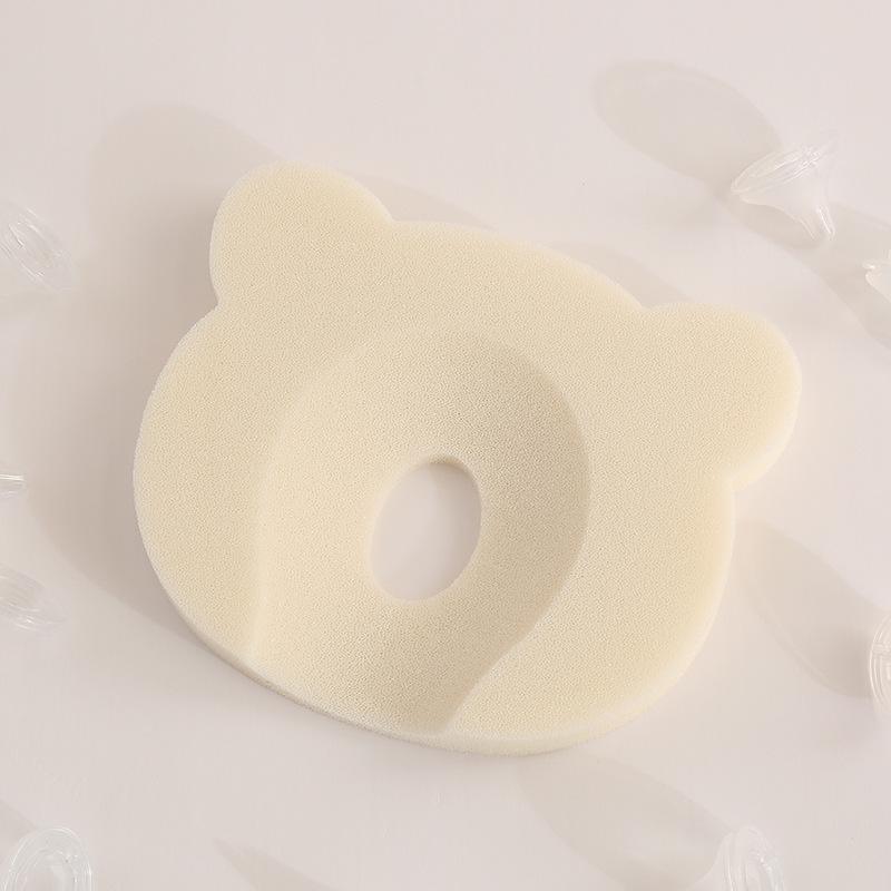 2026 Ergonomic Newborn Anti-Flat Head Pillow | Silicone Core for Round Head Shaping 26x21 cm Single