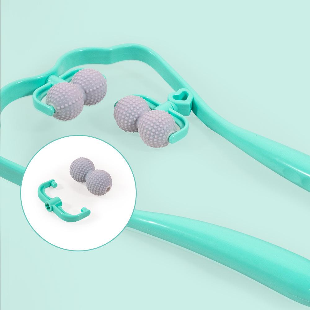 Cervical Spine Twin Ball Trapezius & Neck Massager with Food Grade Material