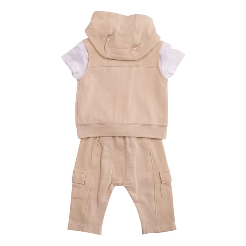 Mintini Baby Boys Plain Top And Trousers Set
