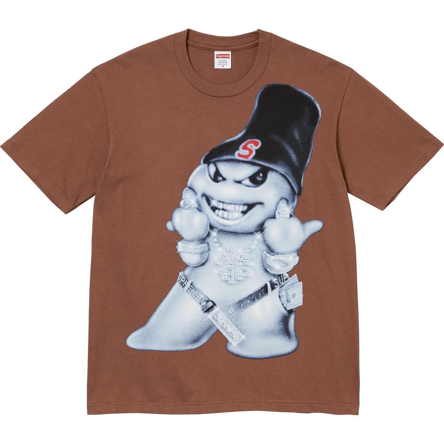 Supreme Snowman Tee Brown L