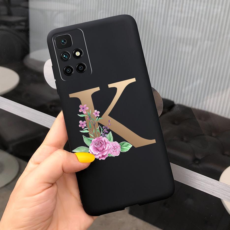 For Xiaomi Redmi 10 Case Simple Fashion Letters Cover 6.5'' Silicon Soft TPU Case For Xiaomi Redmi 10 Redmi10 Coque Funda Bumper