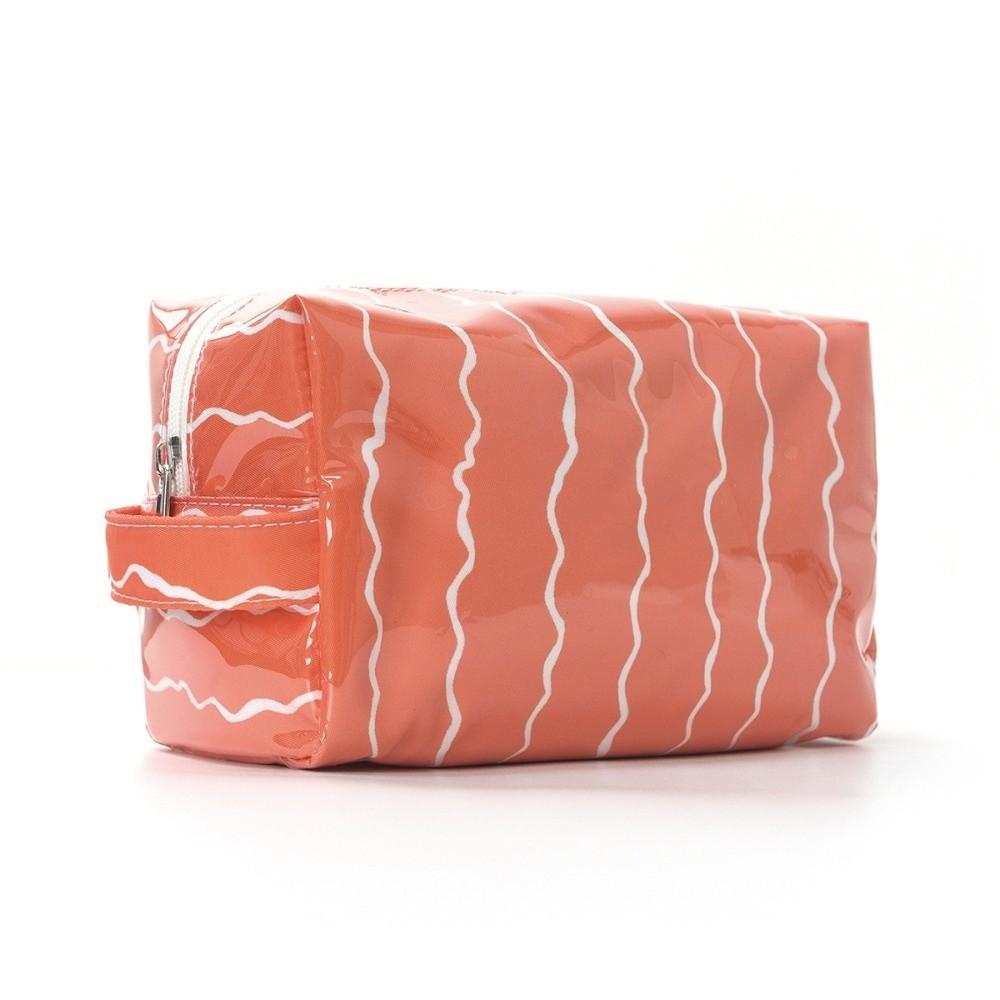 Large Capacity Large Capacity Cosmetic Bag Waterproof Zipper Closure Makeup Bag Social Occasions оранжевый
