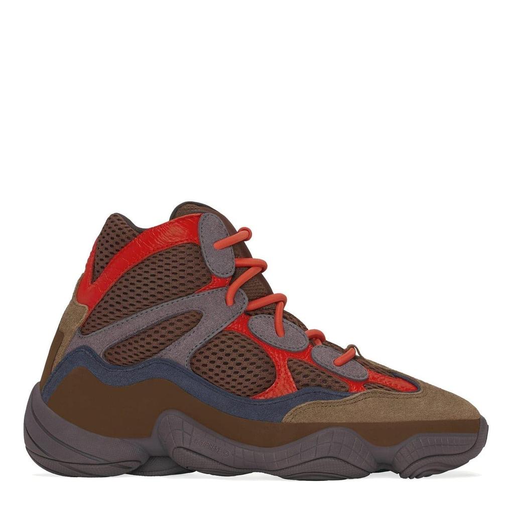 Yeezy Mens 500 Leather High Top Trainers