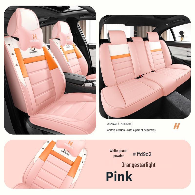 Yuexiang V3 Aeolus AX7 Yixuan MAX Orange Star Light Hermes Nappa Leather Car Seat Cushion