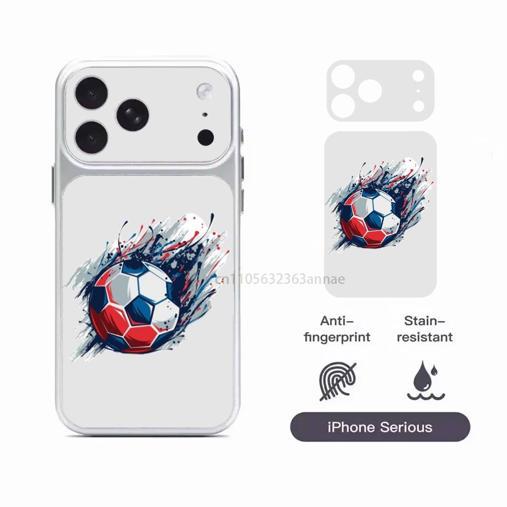 Feuer Fußball Fußball Ball HD/Matt Vollabdeckung Folien Für iPhone 17 Pro Max 17 Pro