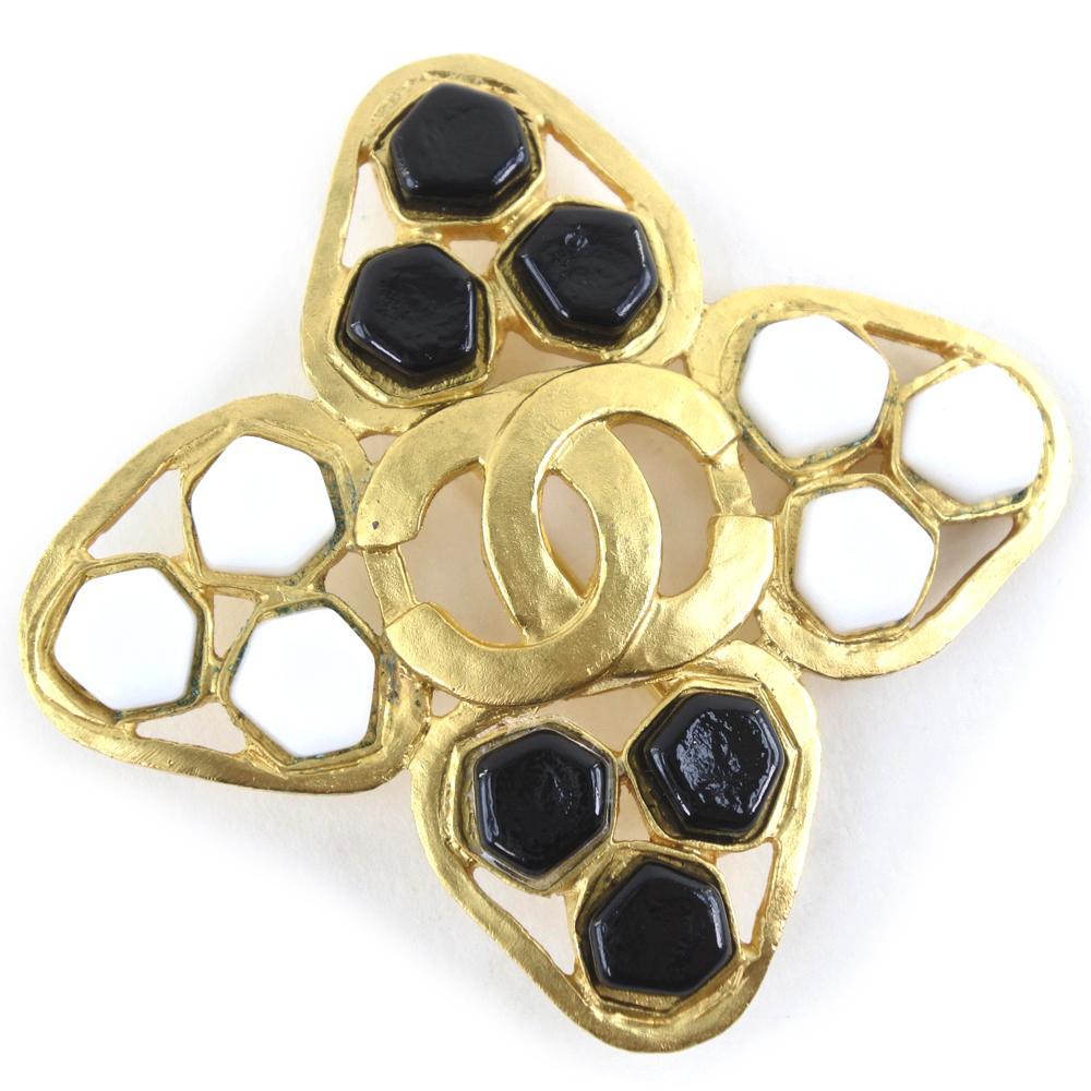 

CHANEL COCO Mark Brooch gold Plated Gold 26g Women Used
