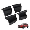 With Mazda 2026 Model Door Handle Storage Box 4PCS Door Pocket Small Item Storage Inner Door Handle Tray TPE Washable Noise Reduction Interior