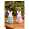 Easter Table Centerpiece Resin Bunny Figurine Hand-Painted Figure Easter Theme Resin Material Modern Minimalist Style
