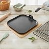 Oven Pan with Handle Square Nonstick effortlesslyGrip Cooking Sheet for Home Cooks, Kitchen