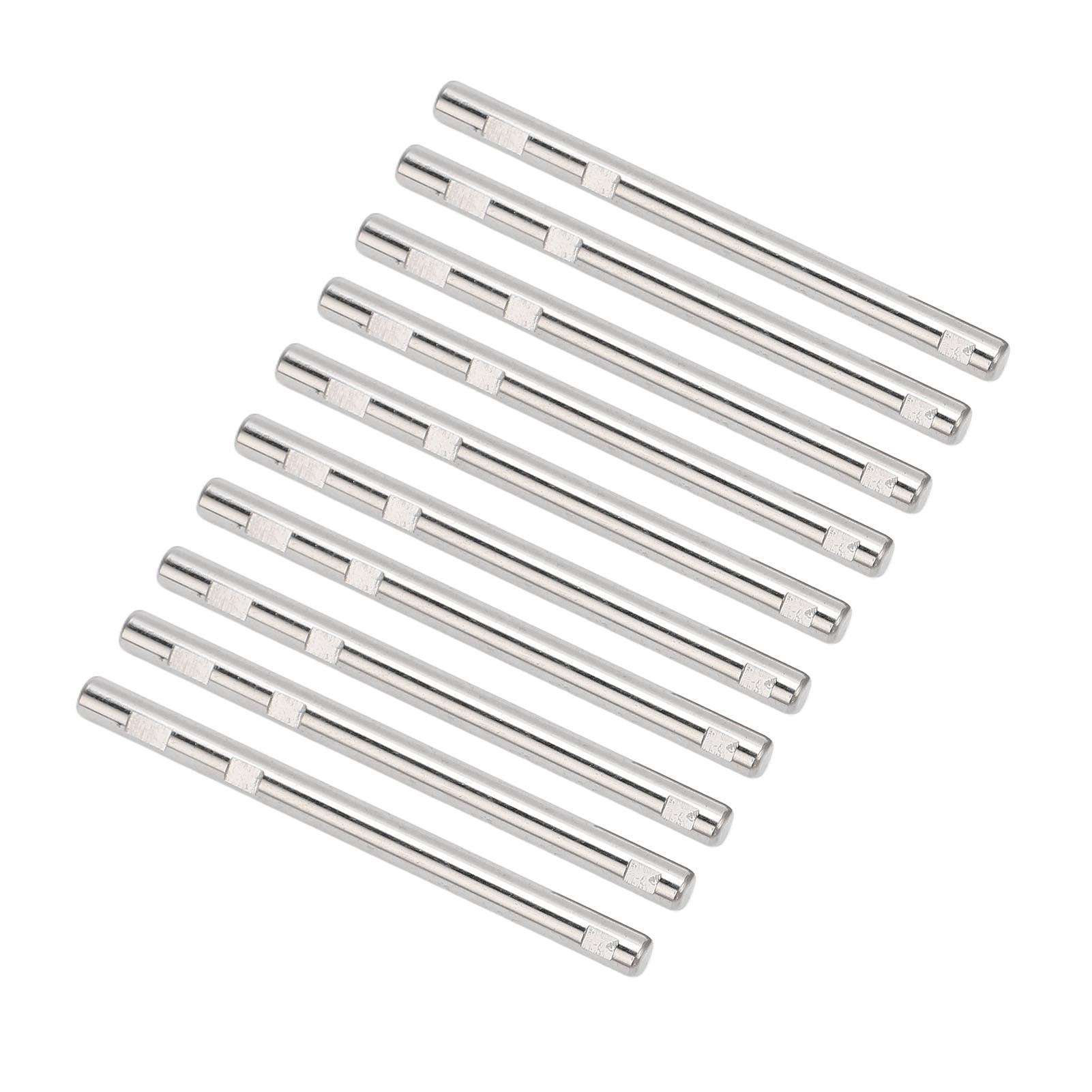 

10Pcs Brushless Motor Shaft Stainless Steel 4mm Dia Motor Shaft for RC Car Airplane Boat Silver