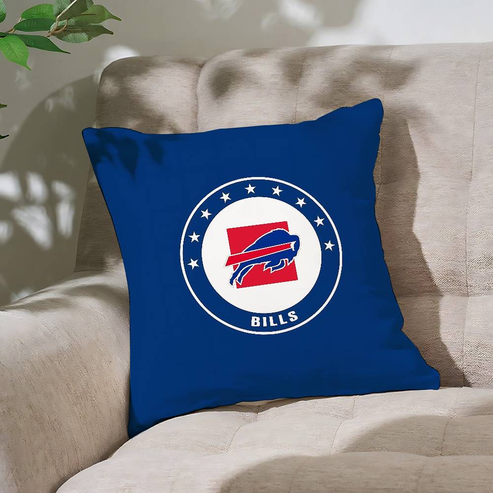 B-BuffaloS Bills-S Cool Pillow Case Throw Pillow Cover Nordic Vintage Style Cushion Covers Home Living Room Sofa Couch Seat