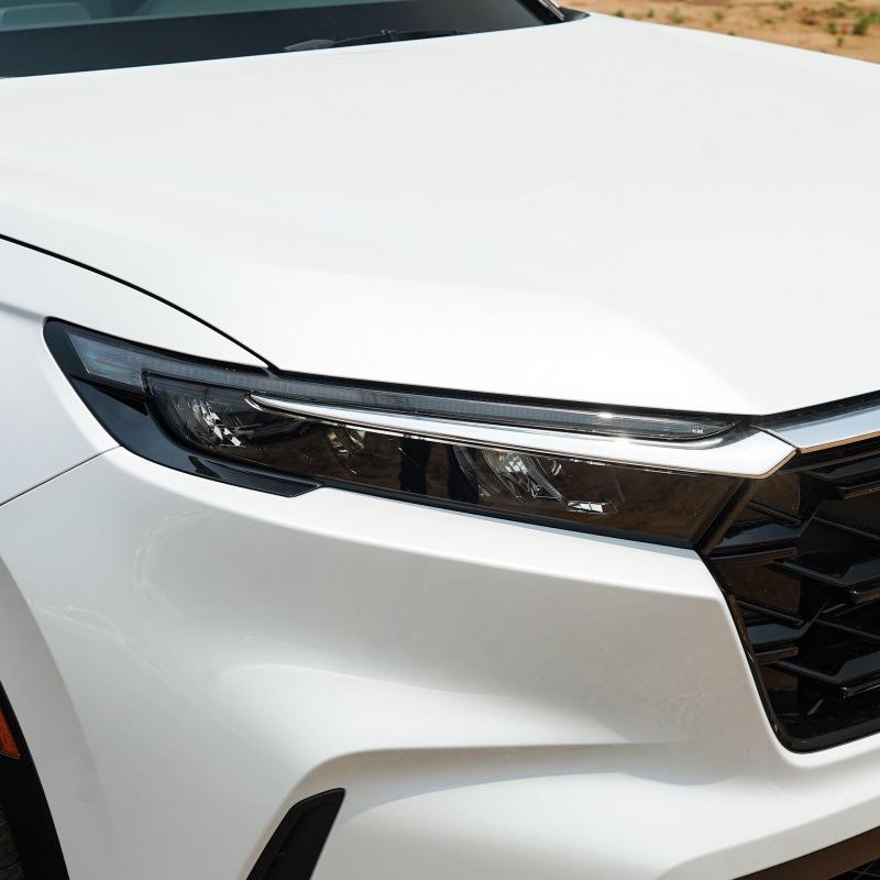 Black Warrior Smoked Headlight Film for 25 Accord Models - TPU Light-Controlled Sticker for Headlight and Taillight Color Change.
