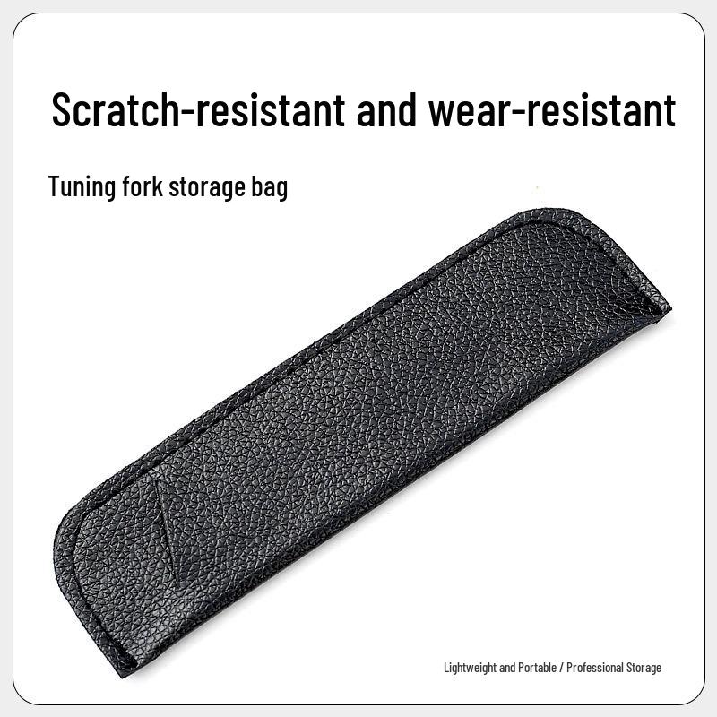 

Waterproof Leather Tuning Fork Cases - Wear & Scratch Resistant Round Storage Bags