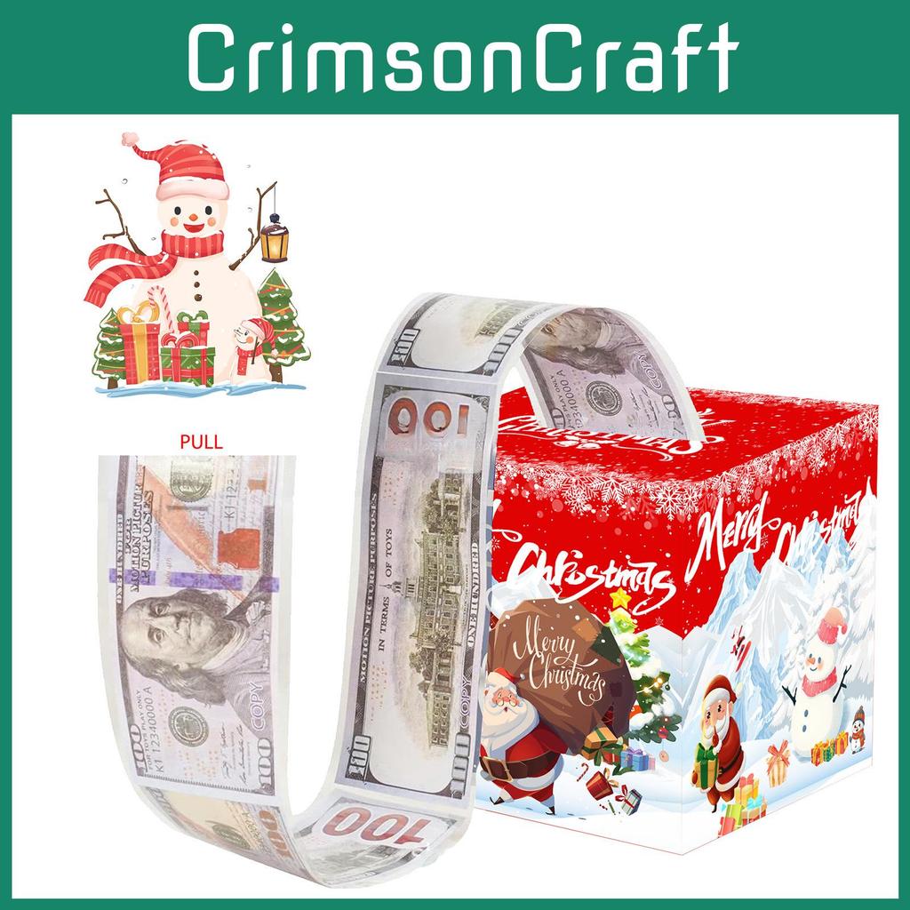 Celebration Christmas Red Snowflake Paper Gift Box For Party Decor And Gifting