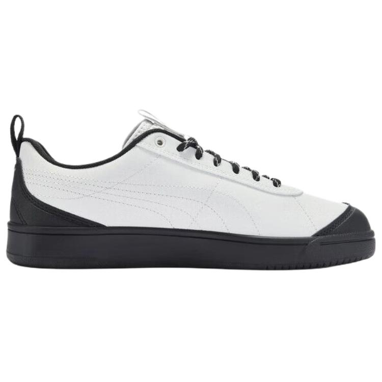 Puma Grounded Versatile Comfortable Low-Top Sneakers Unisex sneakers White Black 408705-01