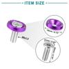 ACROPIX Fender Washers Bumper Washers Bolts Engine Bay Dress Up Kit M6 Purple 10pcs