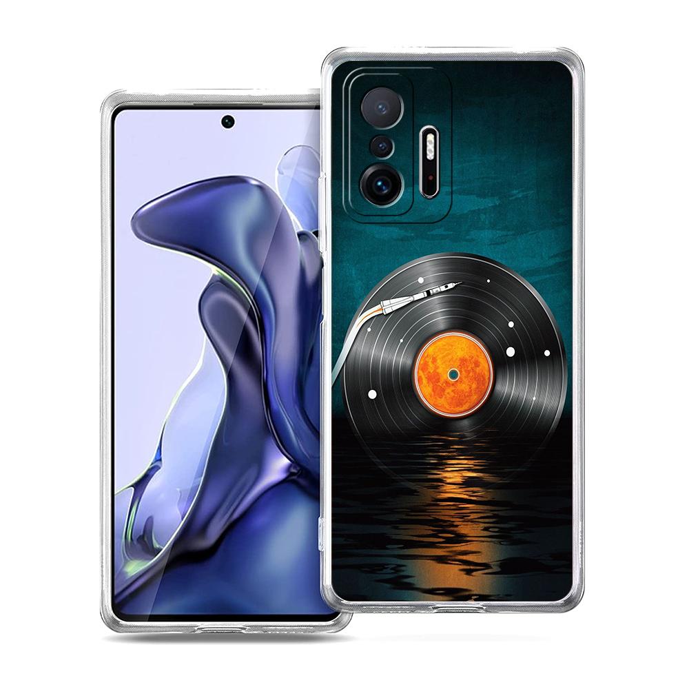 Transparent Phone Case for Xiaomi Mi 14 13 12 11 Ultra 13T 12T 11T Poco X3 NFC F3 F6 Pro Lite 5G Soft TPU Shell DDJ DJ Music Bag