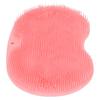 Shower Foot Scrubber Multifunctional Foot Massager Scrubber Mat with 75 Strong Suction Cups for Bathroom Pink