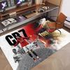 Custom Rug Cristiano Ronaldo Pattern Print Name Text Soft Non‑Slip Floor Carpet for Home Indoor Decoration