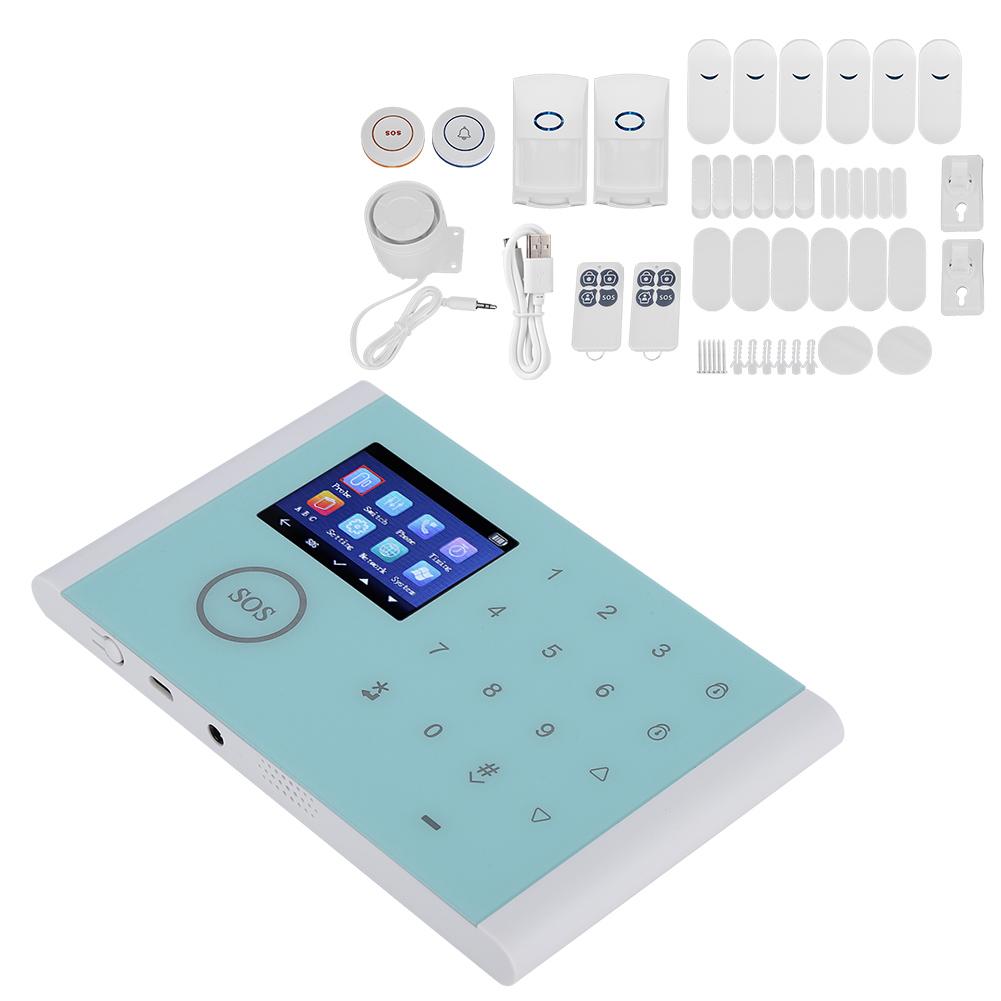 WifiGSmGPRS Type Intelligent Home Security System Burglar Alarm DIY Wireless Kit for House Office