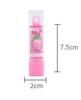 10Pcs Cartoon Fruit Lipstick Shape Erasers Stationery Gift for Kids Birthday Party Favors Back To School Rewards Pinata Fillers