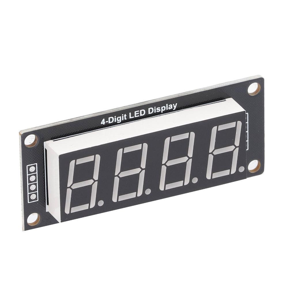 4Pcs 0.56 Inch Digital Tube LED Display 4 Bits 7 Segments PCB Clock Module  Clock Projects