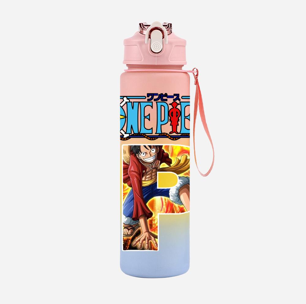 Anime A-Z English Letter Printed Character Colorful Water Cup Demon Hunters Large Capacity Outdoor Drinking Bottle Boy Girl Gift
