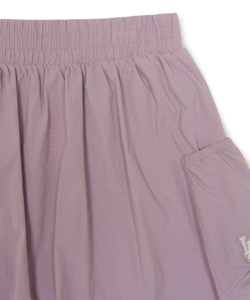 Emelbi Women'S Lightweight Cotton-Touch Balloon Cargo Mini Skirt La (L.Lavender)